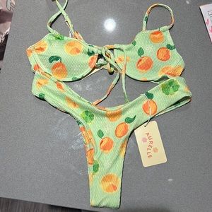 Aurelle bikini new with tags size small top and bottom